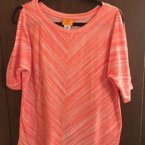 Ruby Rd cold shoulder top